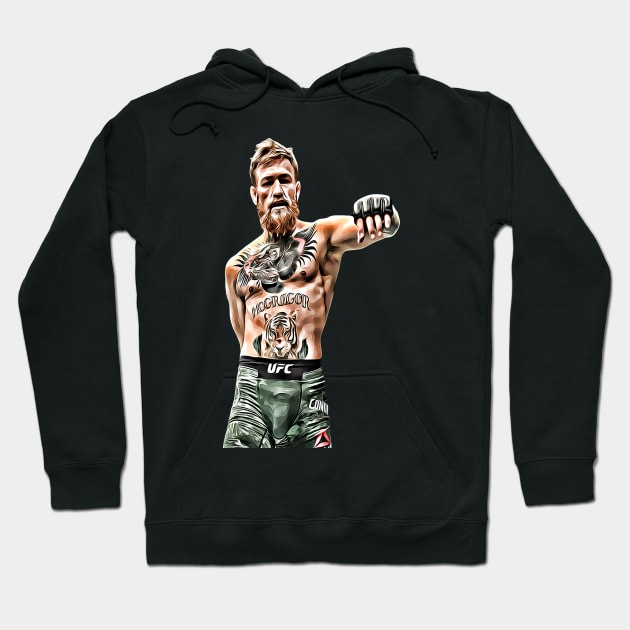 Conor McGregor: The Billionaire Strut Hoodie by flashbackchamps